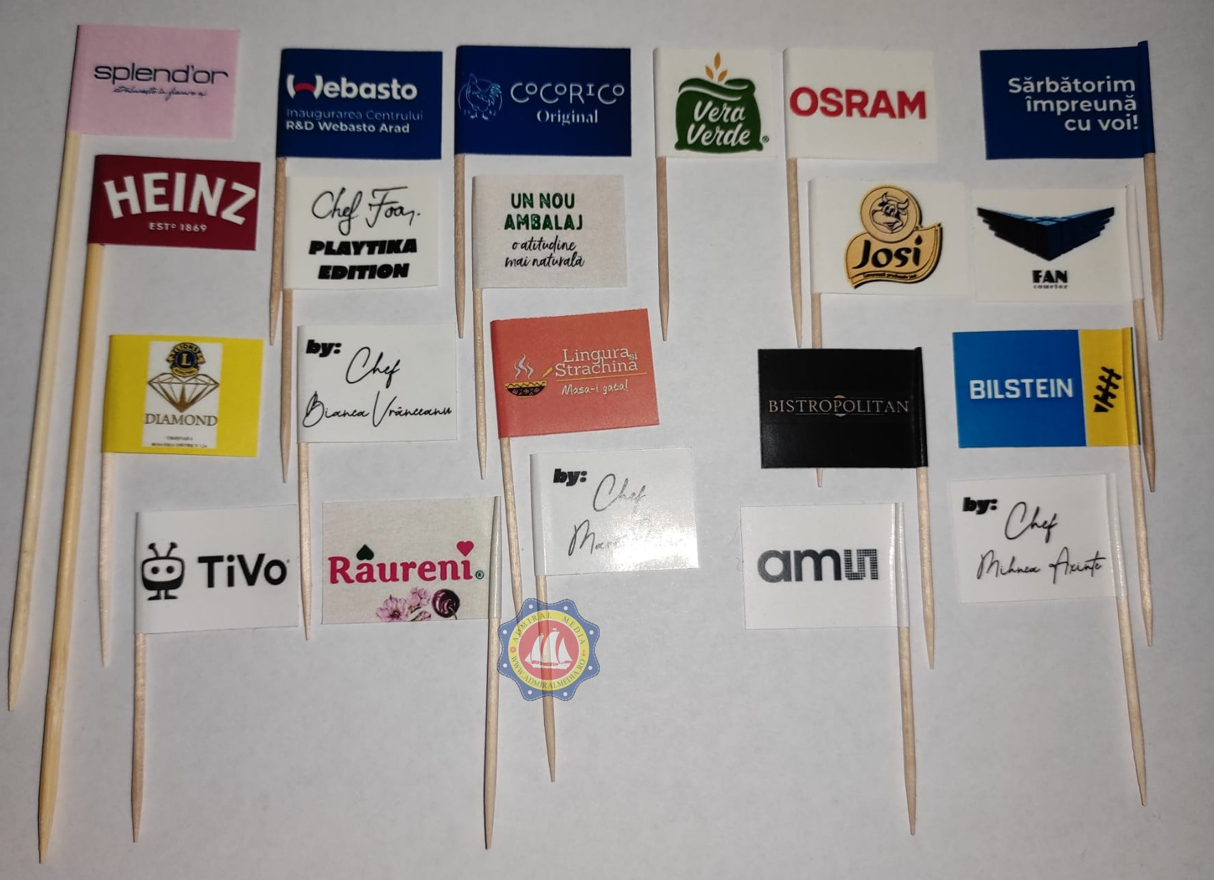 Stegulete scobitoare personalizate