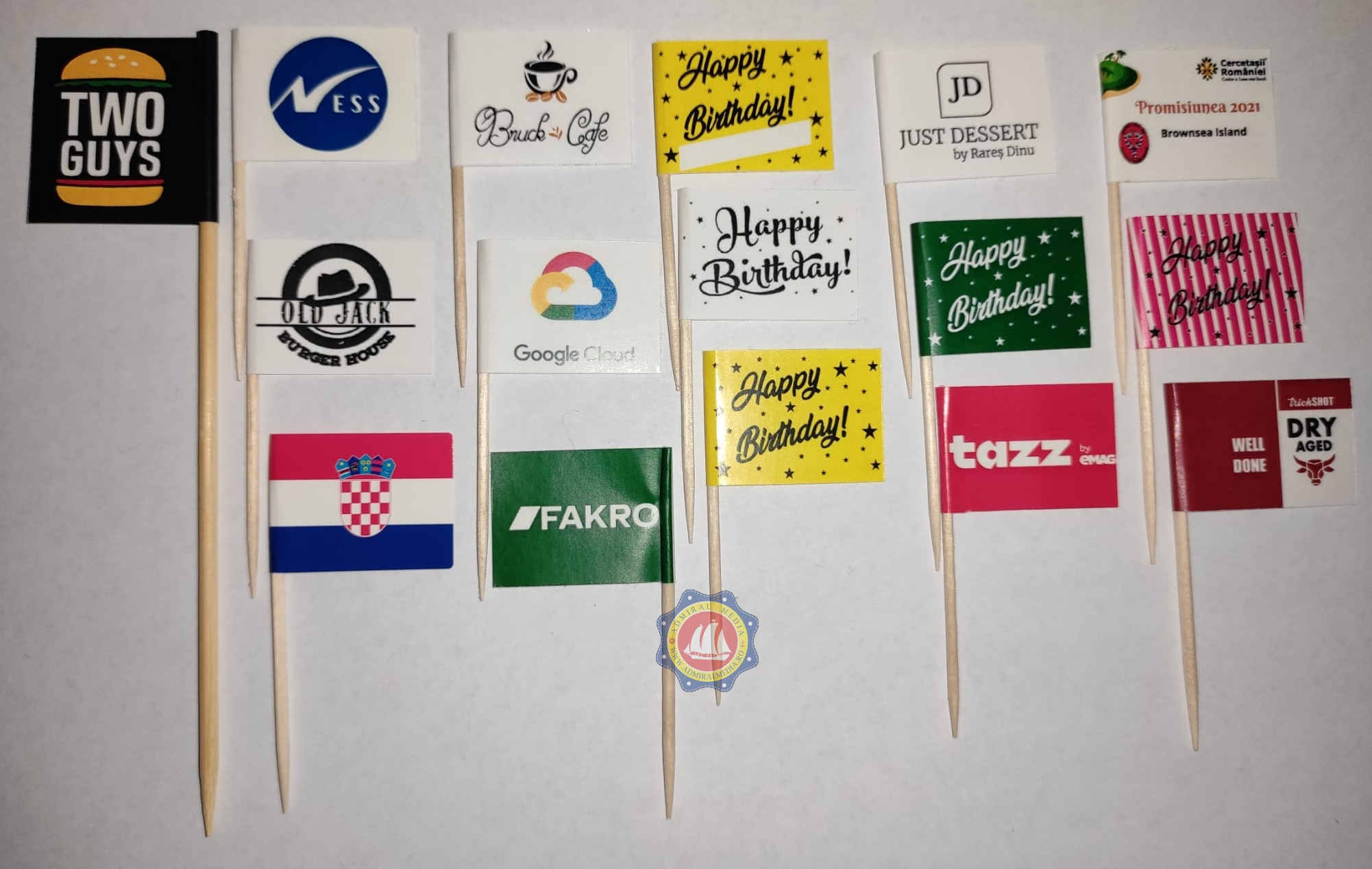 Stegulete scobitoare personalizate