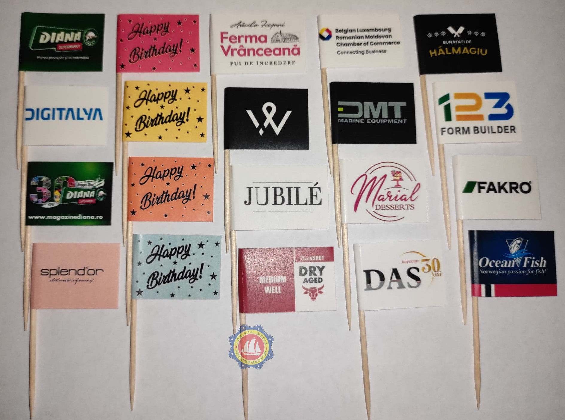 Stegulete scobitoare personalizate