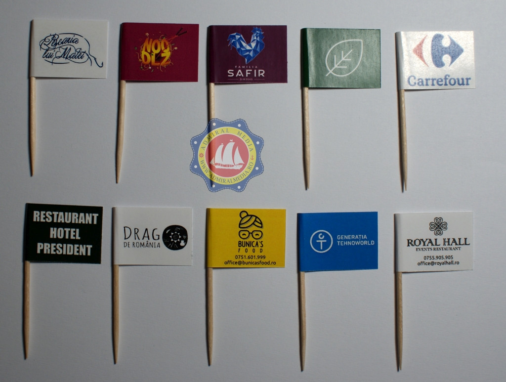 Stegulete scobitoare personalizate