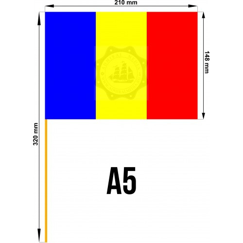 Stegulete Romania tricolore A5