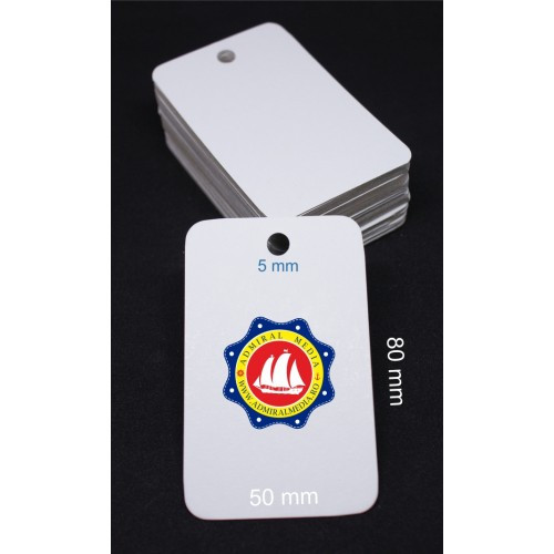 Set 50 etichete cartonate, 5x8cm V2