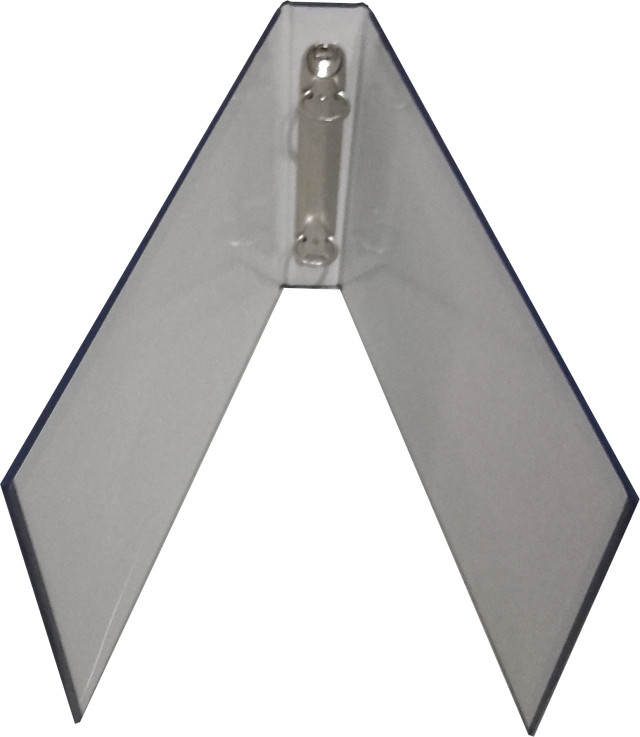 Caiet mecanic A5 Gloss Landscape, mecanism 2 inele, albastru gloss