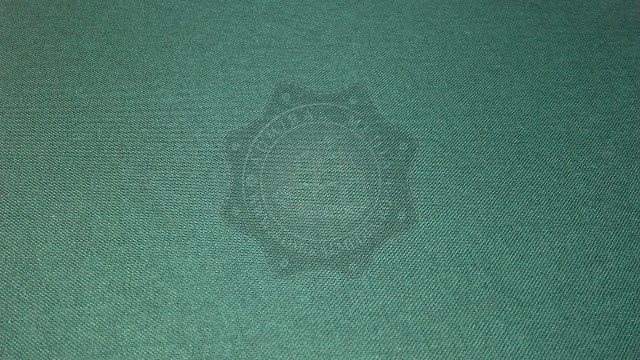 Caiet mecanic A5 Landscape, mecanism 2 inele, Verde, material textil