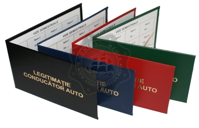 Legitimatie conducator auto agreata ARR 2025-2026 Personalizata